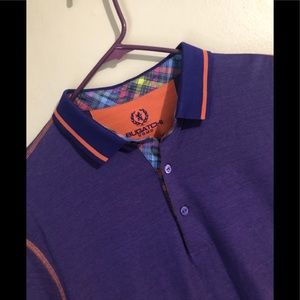 Bugatchi shirt sleeve polo